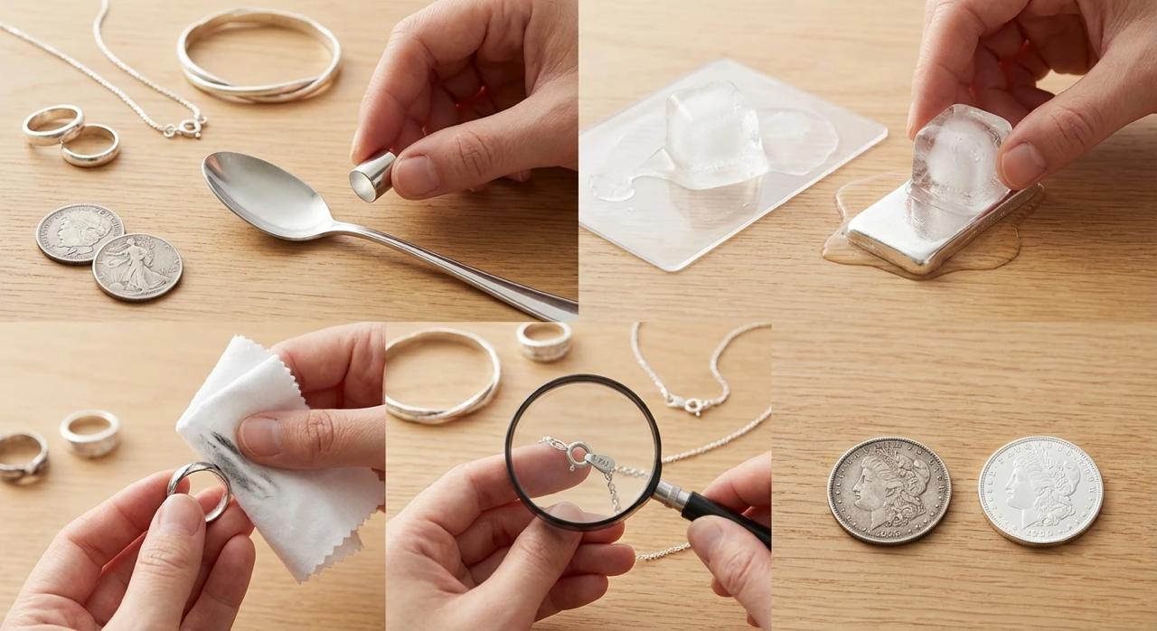 تشخیص نقره اصل از بدل